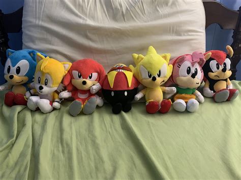 I Have Officially Completed The Jakks Pacific Classic Sonic Plush Set R Sonicthehedgehog