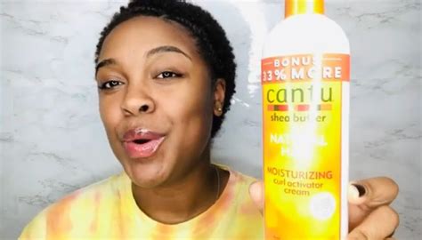 Cantu Curl Activator Cream Review Before After Shea Butter Moisturizing