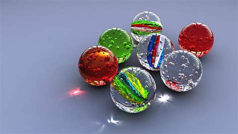 Ball Bokeh Circle Glass Marble Marbles Sphere Toy Hd Wallpaper