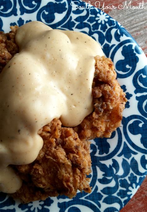 South Your Mouth Country Fried Chicken Breasts With Gravy