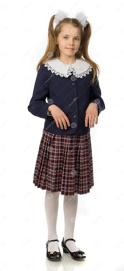 The Cherry Girl In A School Uniform Stock Photo Image Of Festival