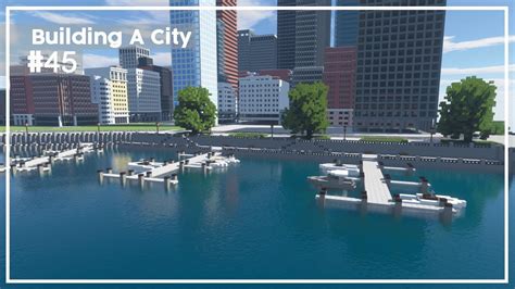 Building A City 45 Docks Minecraft Timelapse Youtube
