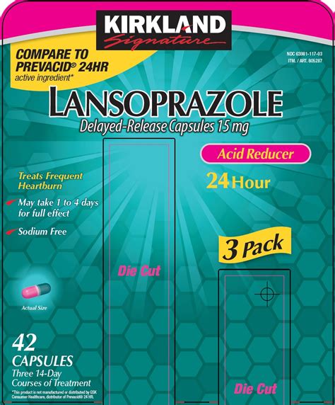 Costco Wholesale Corp Lansoprazole Delayed Release Capsules 15 Mg