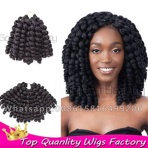 8 9inch Synthetic Hair Crochet Freetress Braids 2x Wand Curl Braid Collection Jamaican Fluffy
