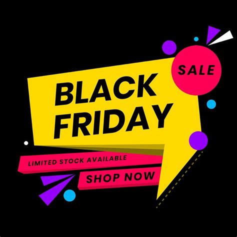 Download Premium Psd Image Of Black Friday Sale Psd Colorful Ad