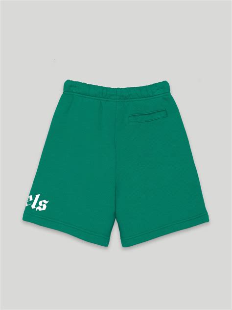 Logo Shorts In Green Palm Angels® Official