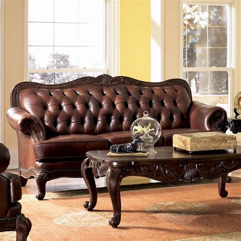 Victoria Leather Living Room Set By Coaster Furniture 5 Reviews