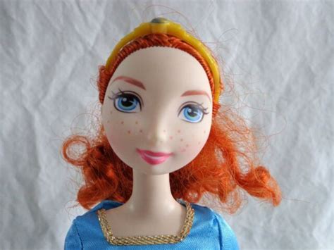 Disney Princess Brave Movie Merida 11 Barbie Fashion Doll Blue Gown And Shoes Ebay