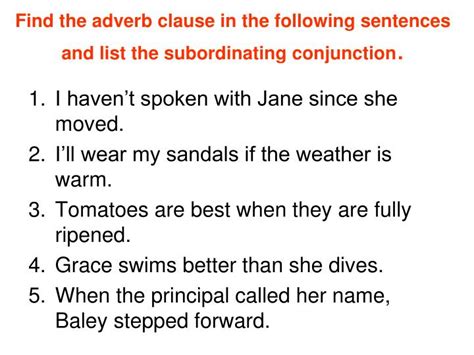 Adverbs of place can be directional. PPT - Adjective, Adverb, and Noun Clauses PowerPoint Presentation - ID:5376245