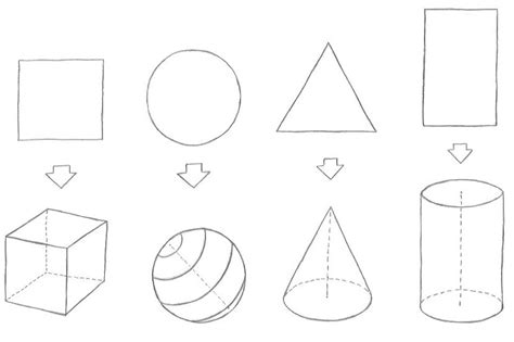 20 New For 3d Shapes Drawing Step By Step Cine Regard