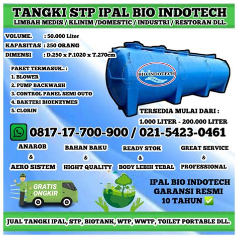Jual Tangki Ipal Biofilter Ipal Rumah Sakit Ipal Klinik Ipal