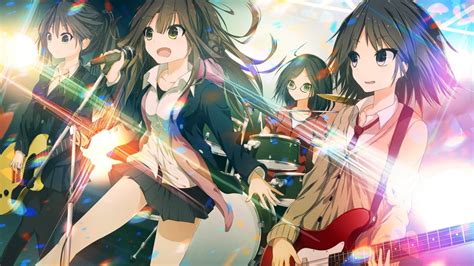 Online Crop Female Anime Band Character Digital Wallpaper Hd