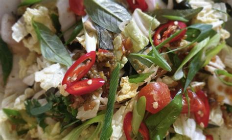 Crunchy Wombok Salad Nuttelex