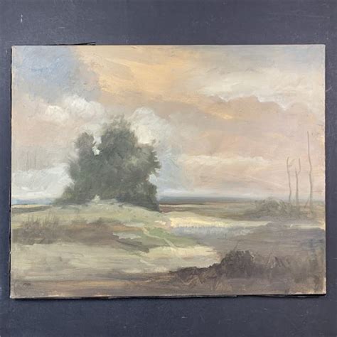 Richard Stipl Untitled Original Landscape On Canvas