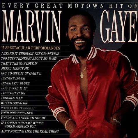 Marvin Gaye Every Great Motown Hit Of Marvin Gaye 15 Spectacular