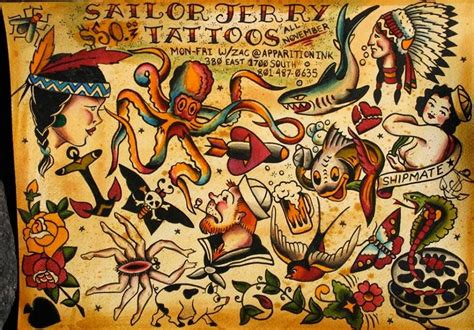 Old School Sailor Jerry Tattoos A Great Inspiration Sailor Jerry
