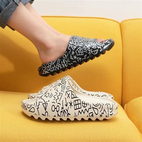 Yeezy Slides Exclusive Custom Design Mens Fashion Footwear Slippers