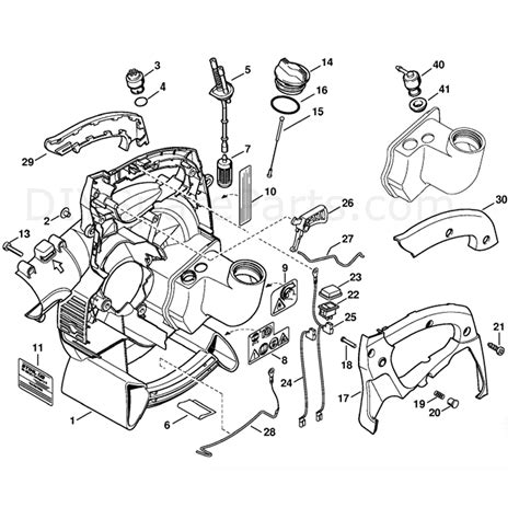 Stihl Bg 65 Blower Bg65 Z Parts Diagram T Fan Housing Inside Bg 65