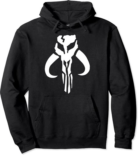 Star Wars Mandalorian Logo Pullover Hoodie Clothing