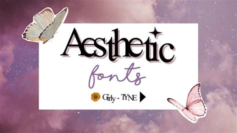 On this website you can. Aesthetic Fonts You Must Have - YouTube