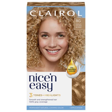 Save On Clairol Nice N Easy Permanent Hair Color Golden Blonde 8g Order Online Delivery Giant