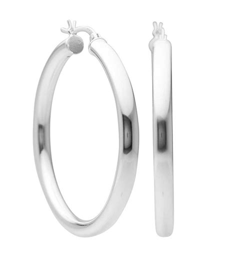 Sterling Silver 3mm High Polished Small Round Hoop Earrings C812clalqz5
