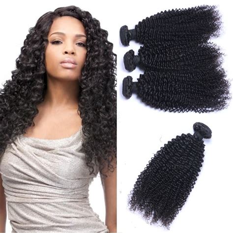 Brazilian Human Kinky Curly Crochet Hair Extensions 4 Bundles Brazilian