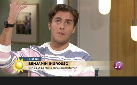 Benjamin ingrosso is a swedish singer known for his popular singles like good lovin, dance you off, love you again, and one more time. Benjamin Ingrosso: "Jag ber till Gud"