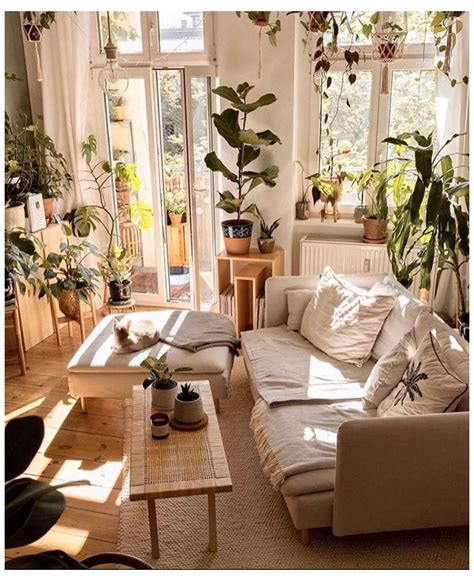 On Cozy Living Room With Plants Cozylivingroomwithplants “
