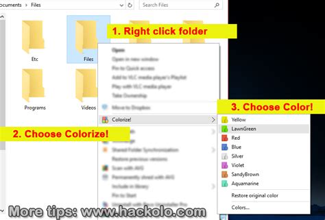Tutorial How To Change Folder Colors In Windows