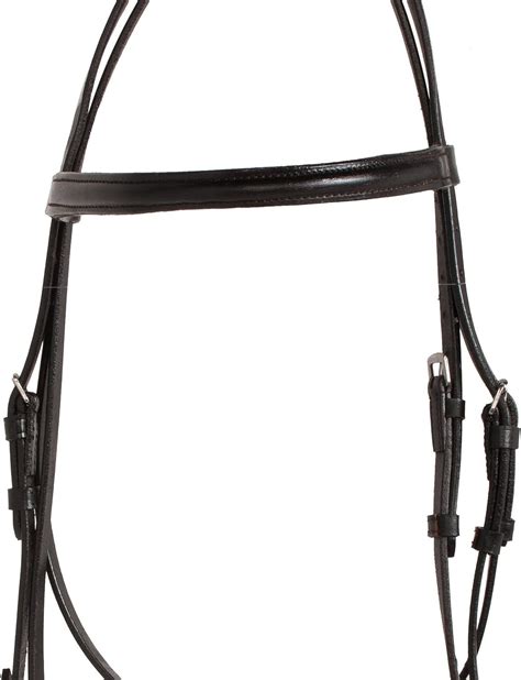 Acerugs Brown Black Raised Horse English Bridle Stitched