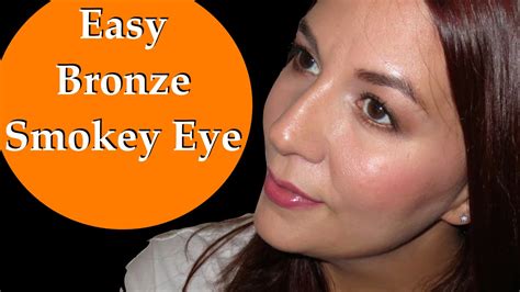 Easy Bronze Smokey Eye Grwm Youtube