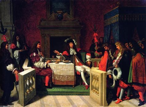 Molière Dining With Louis Xiv 1857 By Jean Auguste Dominique Ingres