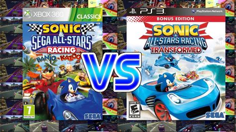 Sonic And Sega All Stars Racing Vs Sonic And All Star Transformed Xbox