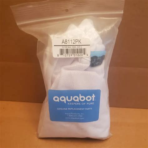 Aqua Products Aquabot Small Mesh Filter Bag A8112pk 8112 1840 Picclick