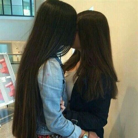 Cute Lesbian Couples Lesbian Love Korean Couple Korean Girl Asian Girl Lesbians Kissing