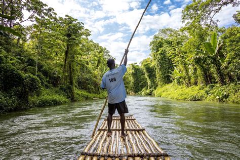 Bamboo Rafting On Martha Brae River On Tourmega Tourmega