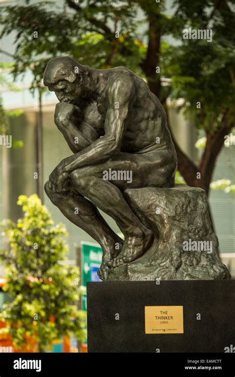 Auguste Rodins The Thinker Stock Photo Alamy