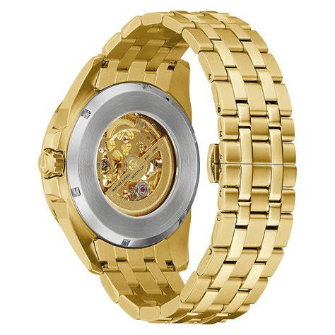 Bulova Sutton Automatic 43mm Gold Yellow Bracelet Watch