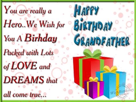 Birthday wishes for grandpa should be unique and special. Birthday Wishes For Grandpa