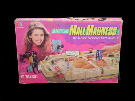 Vintage 1989 Mall Madness Electronic Talking Shopping Spree Board