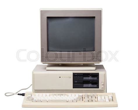 Old Personal Computer System Unit Stock Image Colourbox