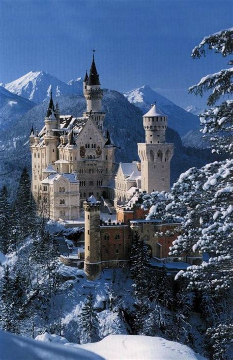 Neuschwanstein Castle Germany Beautiful Walt Disney