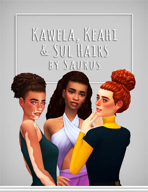 Sims Spice And Everything Nice — Saurussims 🌴sulani Hairs Kawela