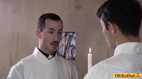old priest lets twink lick his big cock and fucks him eporner
