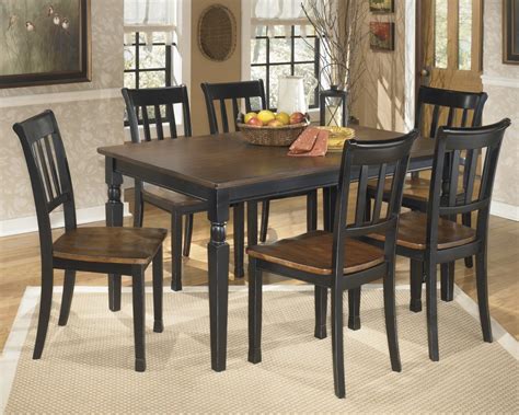 Owingsville Rectangular Dining Room Table & 6 Side Chairs | D580/02(6