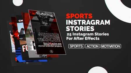 48 free premiere pro templates for instagram. Sports Instagram Stories After Effects Templates 157017