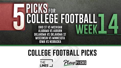 College Football Picks Week 14 Cfb Free Picks And Odds Ohio St Vs