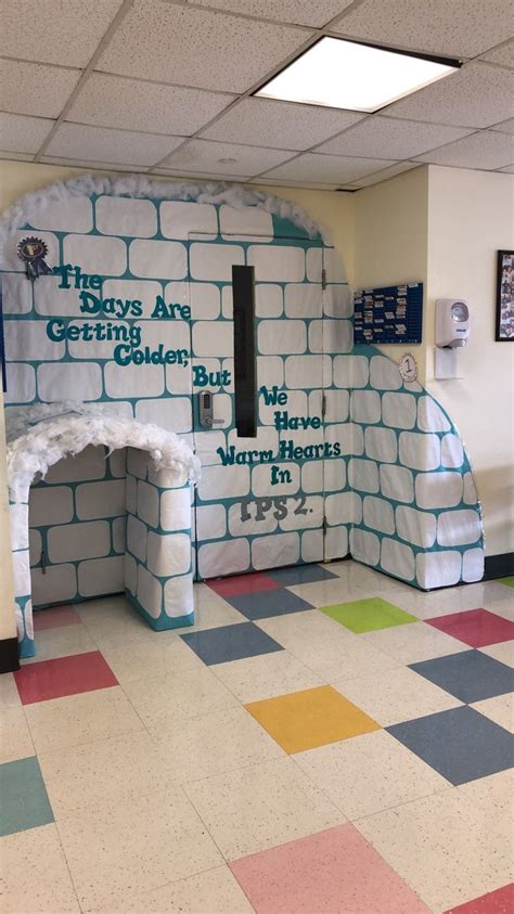 Cozy Winter Wonderland Classroom Door
