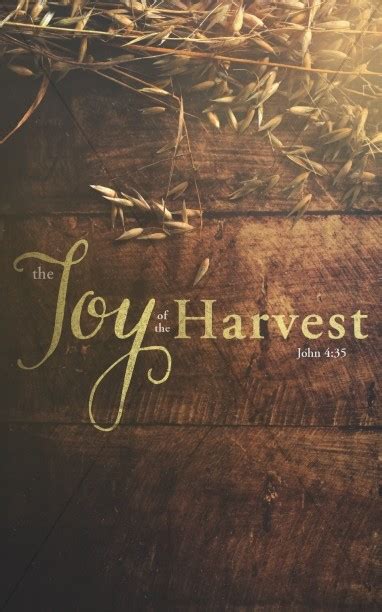 Joy Of Harvest Ministry Bulletin Sharefaith Media